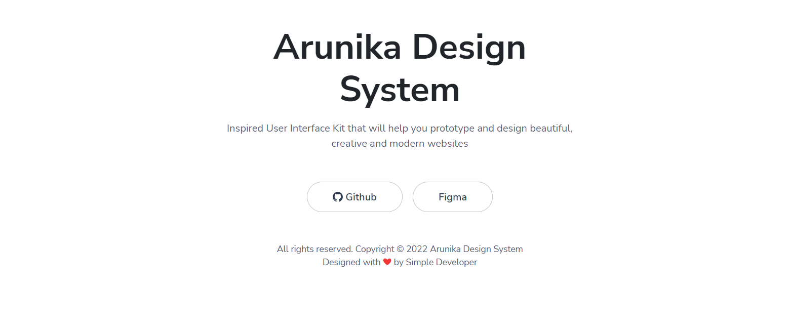 Arunika design system